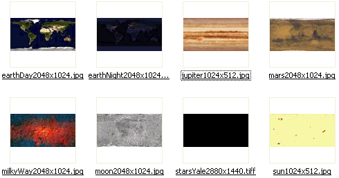 Select texture map to download