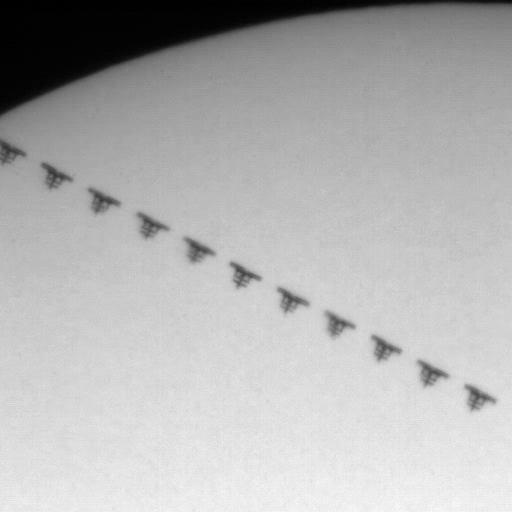 Solar transit of 16 Aug '03, observed by Roland Stalder